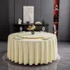 Mantel impermeable y a prueba de aceite, sin arrugas y con diseño oculto, mantel redondo grande sin lavado, mantel de PU a prueba de aceite y resistente a las manchas para mesas de conferencia, uso comercial