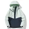 Roupa de Corrida para Casal Feminina Três em Um Anti-respingo 2024 Nova com Forro de Fleece Removível Roupa de Montanhismo para Exterior para Homens