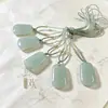 Jade Natural Jade Dongling Color Agua Clara Colgante Wushi Pai Anillo de Seguridad Calabaza Hebilla de Seguridad Colgante Buda Guanyin Collar