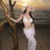 Conjunto de Bikini de Encaje de Nuevo Diseño de Alta Gama Transfronterizo Ajuste Delgado Cola de Pescado Vestido de Playa para Mujer