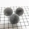 Bolas de Pelo de Conejo Imitación al por Mayor, Bolas Pequeñas de Felpa de Colores, Accesorios de Bolas de Pelo de 8 cm, Bolas de Pelo de Imitación de Conejo Rex, Colgantes Hechos a Mano