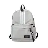 Mochila Escolar Estilo Universitario para Estudiante de Secundaria 2023 Nueva Estilo Coreano Simple Rayada Gran Capacidad Mochila Unisex