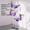 Adereços de Foto da Moda Arte em Ferro Borboleta Grande Decoração 3D Display Arte em Papel Arranjo de Corredor de Floricultura Enfeites