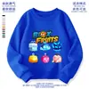Roupa para meninos e meninas, suéter Blox Fruits, caixa de frutas do Diabo, periférico de jogo ROBLOX