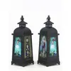 Minimalista Nórdico Rústico Mediterrâneo Retro Ferro Forjado Casa Oca Castiçal Lanterna Ornamentos Villa Bar Vitrine