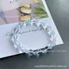 Pulsera de cristal blanco natural, diseño original, moderna, exquisita y que irradia una sensación de alta gama; pulsera de cristal para mujer, diseño único, venta al por mayor desde el fabricante