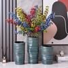 Ventas Directas de Fábrica En Stock Jarrón de Cerámica de Temperatura Media Contenedor de Flores Hidropónicas Decoración para el Hogar con Flores Secas