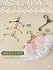 Mini Cabide de Metal para Roupas de Bonecas Artesanais DIY e Suporte de Exibição para Bonecas de Algodão