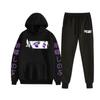 Sudaderas con capucha para pareja de Demon Slayer Ghost Blade transfronterizas, conjunto de dos piezas para hombre y mujer
