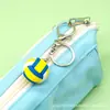 Venta Caliente Llavero Colgante de Bola Estéreo 3D Accesorios para Bolsos Llavero PVC Goma Blanda Llavero Colgante Pequeño Decorativo
