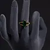 Anéis de Diamante Colorido com Corte Marquise Transmitidos ao Vivo no TikTok Transfronteiriços, Anéis de Diamante Coloridos Amarelo Elegante, Azul Marinho, Azul Profundo, Roxo Ajustáveis