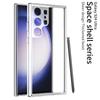 Compatible con la carcasa del teléfono móvil Samsung S24Ultra, carcasa espacial transparente 2 en 1 S24 24 + funda protectora resistente a caídas transfronterizas.