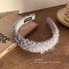 Diadema para el Cabello para Mujer de Gama Alta Estilo Extranjero de Pelo de Cordero para Lavarse la Cara Accesorios para el Cabello de Moda de Gama Alta