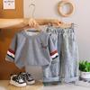 Conjunto de Sudadera de Primavera y Otoño para Niños 2025 Nuevo Estilo para Niños Ropa para Bebé Primavera y Otoño Conjunto de Dos Piezas de Jeans