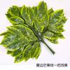 Ramas Decorativas Simuladas de Hoja de Ginkgo, Hojas Falsas de Árbol Amarillas y Doradas, Flores Artificiales, Hojas Artificiales de Banyan de Plástico, Hojas de Arce