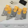 Série Xin Shiyu Outono e Inverno Novo Estilo Meia de Algodão Espessa All-In-One de Cano Médio, Meias Lisas de Ponto Duplo Perfumadas, Modernas e Versáteis