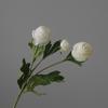Pastoral de estilo europeo Flor artificial americana flor de seda flor artificial decorativa floral pintura al óleo multicapa pequeño Loto de rocío