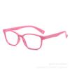 Nuevos Lentes para Niños con Marco de Silicona para Niños y Niñas Lentes Anti Luz Azul Marco Completo Reloj Computadora Teléfono Móvil Gafas