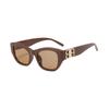 Gafas de Sol Triangulares Estilo Europeo y Americano Ojo de Gato, Nueva Forma Cóncava de Moda, Fotografía Callejera a la Moda, Gafas de Sol Súper Negras para Mujeres Ins