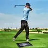 Nueva alfombrilla de práctica de swing de golf, alfombrilla de trayectoria, alfombrilla de golpeo, alfombrilla de golpeo de golf, fuente de registro de trayectoria fabricante