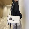 Bolsa de Ombro Masculina Estilo Japonês Casual Simples Transversal Bolsa de Estudante para Campus Moda Workwear Feminina Grande Capacidade Bolsa Carteiro