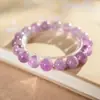 Pulsera de Cristal con Perlas de Cristal Natural Optimizada Pulsera Versátil de Nicho Joyería de Moda de Lujo Ligero Venta al por Mayor para Mujeres