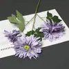 Dalia de Llama de 3 Cabezas Flor Artificial Decoración de Boda Muebles para el Hogar Arreglo Floral de Boda Arreglo Floral Paisajismo Flor Artificial