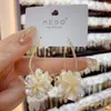 Pendientes Largos de Flor Exagerada de Alta Calidad para Mujer Estilo Coreano Elegantes Pendientes de Celebridad de Internet Diseño Único Pendientes de Moda Versátiles