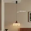 Lámpara de araña para restaurante estilo francés, Lámpara de araña vintage de nogal, Lámpara de araña para dormitorio, pasillo, mesita de noche, Lámparas antiguas, LED