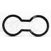 Adecuado para modelos Chevrolet Silverado 22-25, anillo interior de portavasos de ABS modificado, pegatina decorativa de fibra de carbono