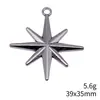 39X35mm 5.6g Colgante de Estrella Explosiva Grande Multicolor Materiales para Manualidades Venta Caliente Transfronteriza Fabricante Mayorista