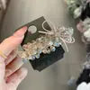 Presilha de Cabelo Flor de Strass Vintage para Mulheres, Presilha Laço, Presilha para Franja, Presilha Lateral, Acessório de Cabelo de Luxo Leve, Grampo, Presilha BB
