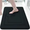En stock, directo del fabricante, alfombrilla de suelo de forro polar de coral engrosada con patrón, absorbente, antideslizante, resistente a la suciedad, adecuada para baño, inodoro y entrada