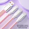 Cable de Datos de Carga Rápida Uno a Tres 6A Tres en Uno Adecuado para Huawei Android Apple Cable de Carga Multicabezal Cable de Carga Independiente para Coche