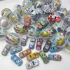 Pelota de Gashapon Recubierta de 75 mm Simulación de Dibujos Animados Cochecito Mini de Arrastre Juguete de Gashapon Pelota Educativa de Gashapon para Niños