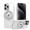 Adequado para Capa de Celular Apple 18Pro, Suporte Magnético Giratório, Suporte Metálico Dobrável 17Air, Capa Protetora Transparente