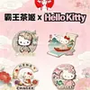 Nuevo producto: Imán de nevera acrílico lindo de la marca Ba Wang Cha Ji x Hello Kitty, recuerdo coleccionable estilo antiguo