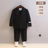 Traje para niños Primavera y Verano Nuevo Estilo Coreano Traje Casual para Niños Traje de Rendimiento para Anfitrión Cumpleaños Un Año Vestido de Boda