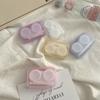 Ins Como Pez Color Transparente Simple Caja Compacta para Lentes de Contacto Caja de Compañía Caja para el Cuidado de Lentes de Contacto T099pp Caja
