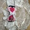 Gola falsa de renda com laço estilo coreano para pet, babador de renda, acessório xadrez para cachorro, babador para gato, cachecol para buldogue francês