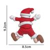 Decoración de Pastel de Navidad Pegamento Suave Alce Árbol de Navidad Horneado Cumpleaños Postre Plug-in Regalo Mochila Tarjeta