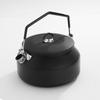 Hervidor de Acero Inoxidable para Exteriores 1L Tetera para Hervir Camping Hervidor Portátil Fuego Abierto Olla para Exteriores Tetera de Camping Utensilios de Cocina