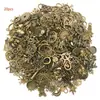 Conjunto misto de pequenos acessórios, pulseira DIY de liga com gotas de óleo, colar, brinco, pingente, chaveiro, acessório e pacote de material de decoração