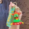 Chaveiro Cobra Dourada da Sorte Pingente de Bolsa Desenho Animado Pequeno Presente de Ano Novo Ornamento de Chaveiro Presente Venda por Atacado