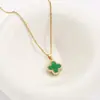 Lámpara Colgante de Aceite de Perla Imitación Retro Francesa Transfronteriza Lujo Esmalte Flor Pintada de Gama Alta Collar de Arte
