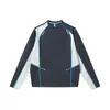Nova camiseta esportiva personalizada de outono e inverno, manga longa quente e macia, adequada para esportes ao ar livre, corrida, caminhada e montanhismo