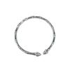 Pulseira de Contas Par Lótus Bambu Pé Prata 9999 Prata Esterlina Novo Estilo Chinês Pulseira Feminina Bambu Sólido Aberto Pulseira para Namorada para Mulheres