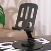 Directo de fábrica: Soporte para teléfono móvil, regalo, giratorio de escritorio, portátil, plegable, soporte metálico para transmisión en vivo, soporte para espectador perezoso para ver programas de TV