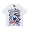 Camiseta de Manga Corta Estampada Estilo Americano Vintage Muy Lavada