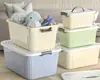 Caja de Almacenamiento Engrosada para Ropa, Juguetes, Snacks de Casa y Coche, Caja de Almacenamiento de Respaldo, Caja de Almacenamiento tipo Canasta de Plástico